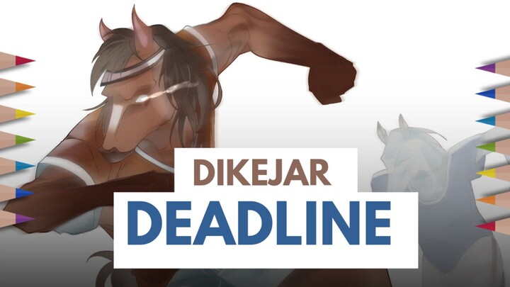 RUN!!!! POV Kamu Dikejar Deadline LANGSUNG KEBUTTT [Speed Draw]