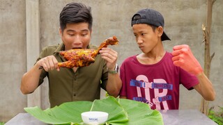 NERF GUN CHICKEN BBQ BATTLE 6