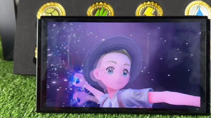 [Pocket Maple] Pokémon Official PC Limited Vermillion Padia Gym Badge Stress Relief Unboxing Sharing