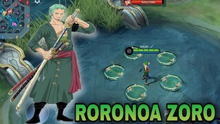 RORONOA ZORO in Mobile Legends