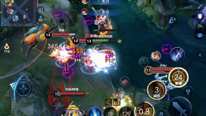 Said to hand the camera to that man.