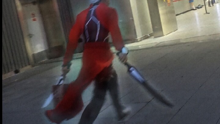 Red A is rushing to the scene to beat up the cabinet.