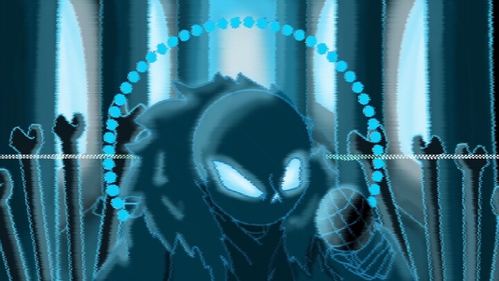 [FNF indie cross] sans hidden curved board painting bad time