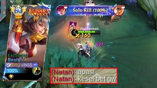 Natan Kesusahan Lawan Top Global Beatrix!