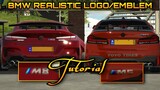 Realistic BMW M8 Competition/M5 logo/Emblem Tutorial in Car Parking Multiplayer New Update