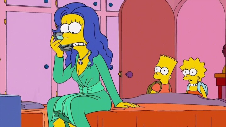 辛普森一家：玛姬破天荒的梳其了长发，背着侯默做些不可描述的事