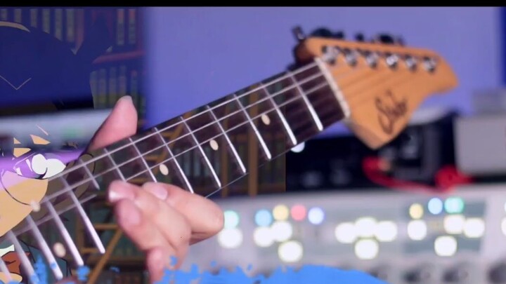 Play the classic theme song of "Detective Conan" on electric guitar! Let's recall the joy of childho