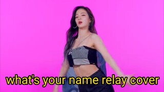 what's your name cover relay dance - fromis_9