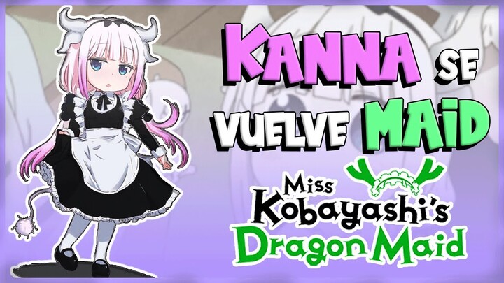 🐉KANNA se vuelve MAID y Se CONFIESA a SAIKAWA | Spin-off | Kobayashi-san Chi no maid Dragon MANGA