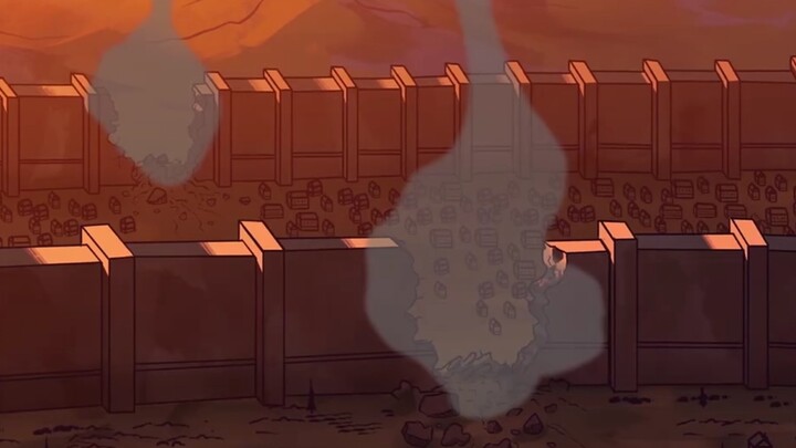 Karakter anime terinfeksi dan berubah menjadi monster, dan manusia menjadi makanan mereka