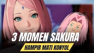 3 Momen Ketika Sakura Hampir Mati Konyol