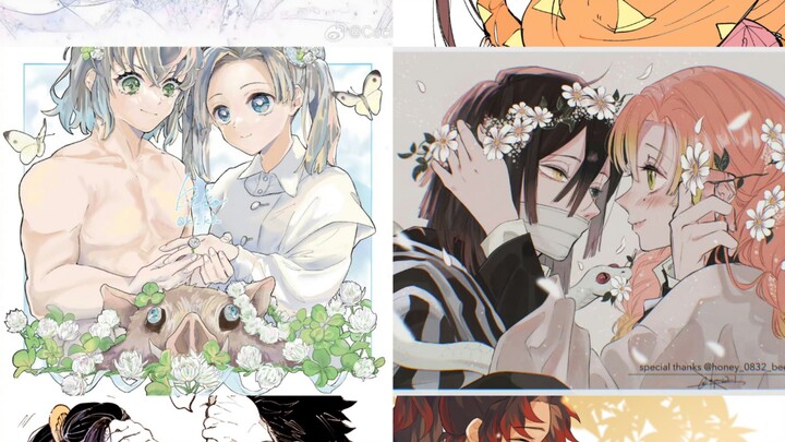 Phê bình cách xây dựng cặp đôi trong nguyên tác Kimetsu no Yaiba, chủ yếu là couple chính; hoàn toàn