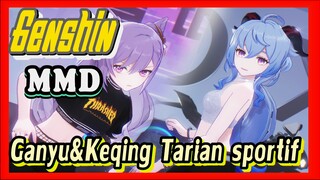 [Genshin, MMD] Ganyu&Keqing, Tarian sportif