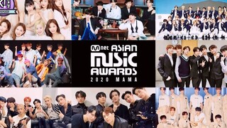 2020 MAMA出演阵容！截至11.30公开四组全体名单！