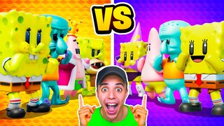 SKINS BOB ESPONJA *VIEJAS vs NUEVAS* BATALLA FINAL en STUMBLE GUYS! 😨