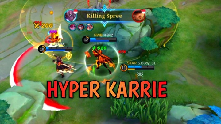 KARRIE JADI HYPER? ENEMY JADI KERUPUK 😂