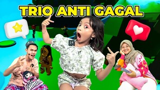 LEIKA AJAK BUNDA DAN TOMPEL CHALLENGE 😍🥰 LEIKA KALAH KARENA BUNDA DAN TOMPEL [ROBLOX INDONESIA]