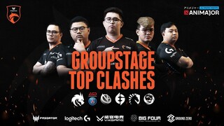 TNC Predator Animajor Groupstage Top Clashes