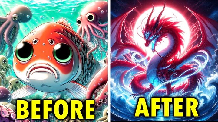 Reincarnated As WEAK Fish But Evolves into Legendary DRAGON! New Manhwa Recap