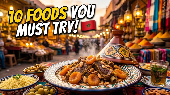 Marrakech Street Food: 10 Moroccan Foods You MUST Try 🇲🇦