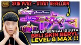 TOP UP SENILAI 12 JUTA BELI SKIN BERYL STRAY REBELLION LEVEL 8 MAX !! - PUBG MOBILE