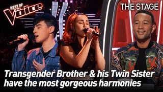 Twins Dane & Stephanie sing ‘Angela’ by The Lumineers | The Voice Stage #52