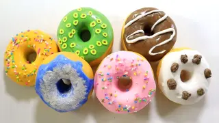 【Slime】Play with the slime that looks like donuts