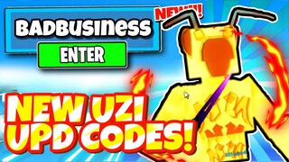 ALL NEW SECRET *UZI* UPDATE OP CODES! For BAD BUSINESS In Roblox Bad Business Codes