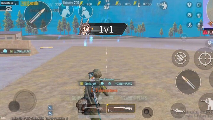 PUBG CHALLENGE ROOM 1V1💗 #gaming #gameplay #pubg