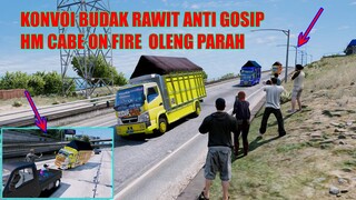 KONVOI BUDAK RAWIT DAN ANTI GOSIP  ( SAM PETROK SAM RENDI DAMAI )