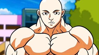 Baki successfully became Saitama's apprentice and underwent devilish training. After becoming bald, 