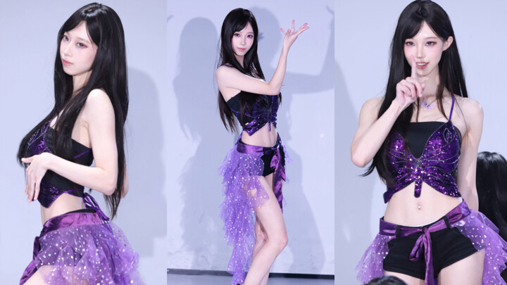 น้องสาวบอกว่าสีม่วงมีเสน่ห์มากเลย～