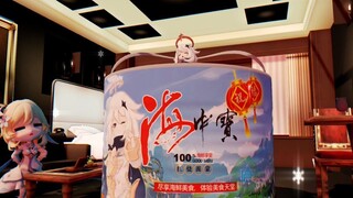 好大的派蒙罐头