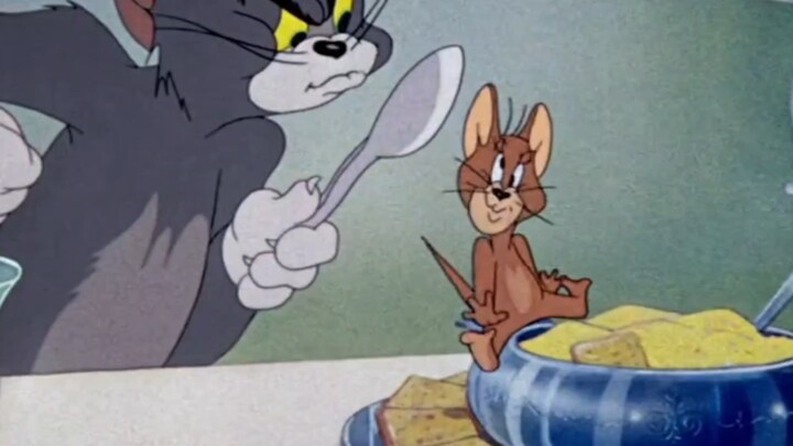 Jerry's reaction time is a bit long.