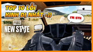 TOP 10 LỖI KINH DỊ NHẤT PUBG NEW STATE ! Nam Art