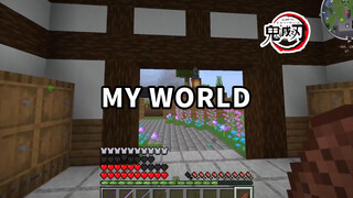 อสูรสิบสองจัทราสู้กับหน่วยพิฆาตอสูรใน Minecraft