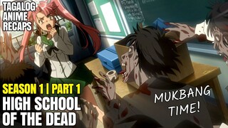 [1] Zombie Apocalypse Laban sa Mga H1gh Scho0l Stud3nts | Tagalog Anime Recap