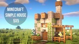 How to build a simple house 5x5 in Minecraft