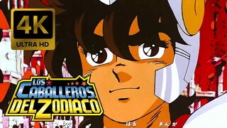 Los Caballeros del Zodiaco Opening |Español Latino| [4K 60FPS AI Remastered]