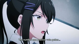 ayanokoji is saved from expulsion by positive votes -  classroom of the elite season 3 episode 8