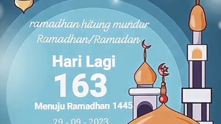 Hitung Mundur 163 Hari lagi Ramadhan