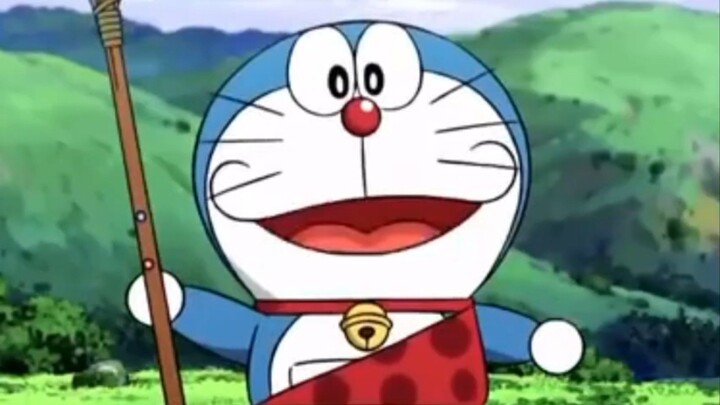 doraemon bahagia sekali