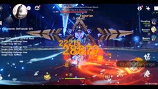 Chill BGM Gameplay spiral Abyss floor 12 chamber 1-3 (Genshin Impact)