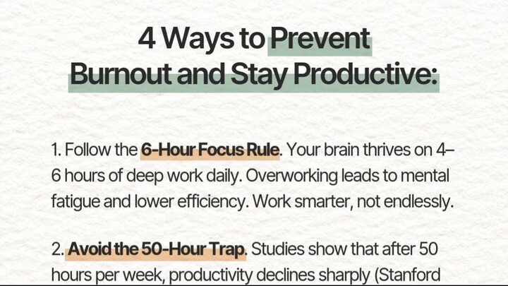 🔥 You’re Not Lazy—You’re Just Burnt Out! How to Work Smarter, Not Harder