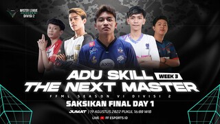 Adu Skill The Next Master - Free Fire Master League Season VI Divisi 2