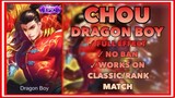Chou Dragon Boy Skin Script - Full Effect + Frame | Mobile Legends - No Password