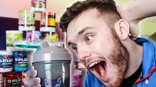 Mixing Every Flavor Of Gfuel! New Dakotaz Shaker!