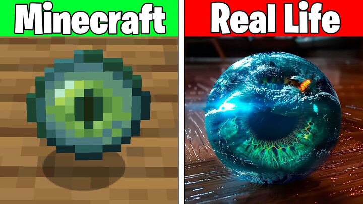 Realistic Minecraft | Real Life vs Minecraft | Realistic Slime, Water, Lava #300