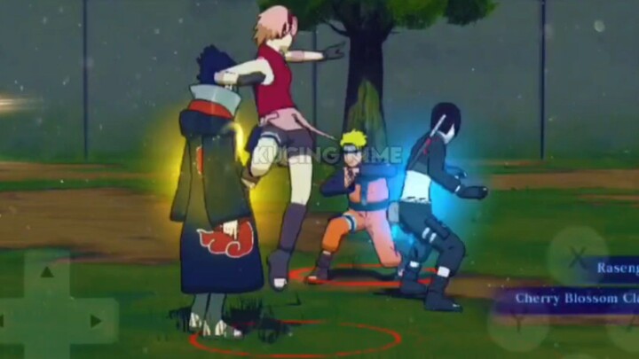 Sasuke Akatsuki Anteng aja lawan Tim 7 baru Naruto🔥