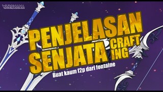 Penjelasan Senjata Crafting F2p di NPC "Estelle"